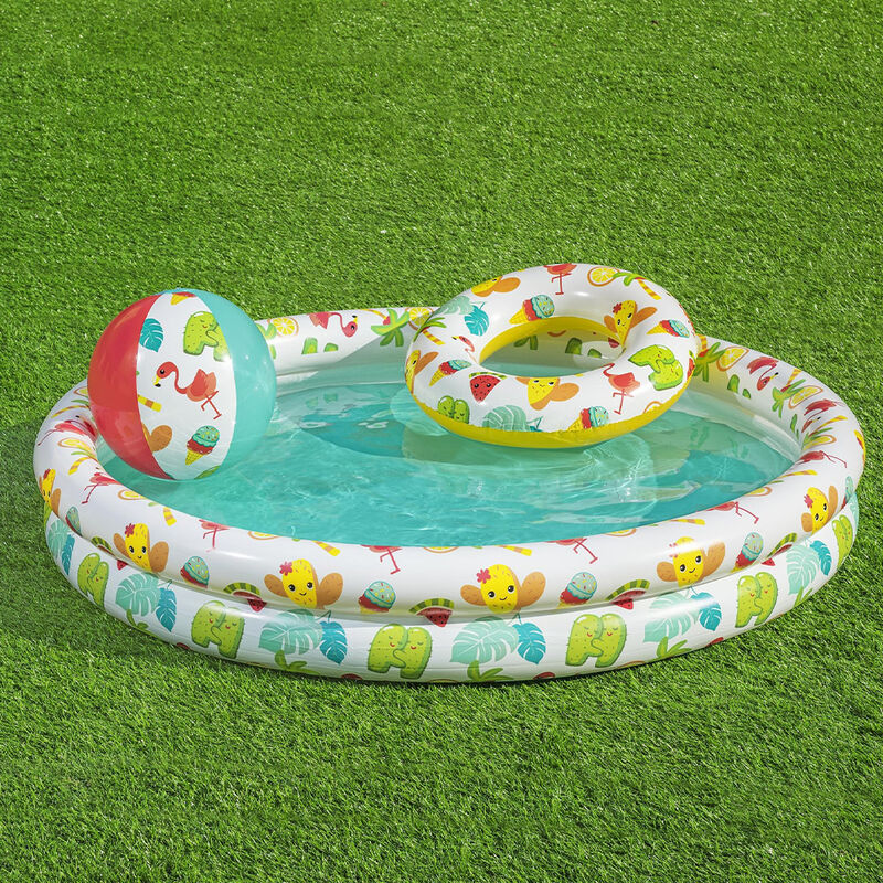 Alberca Inflable Con Pelota Y Salvavidas Infant... image number null