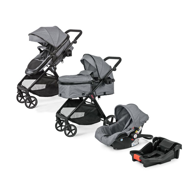 Carriola D'Beb&eacute; Travel System King Gris image number null