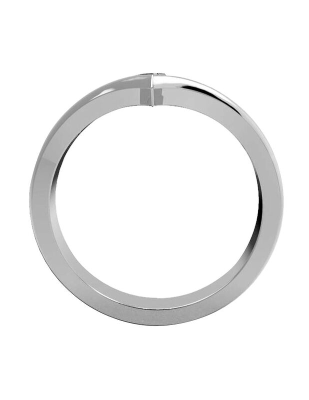 Anillo de Compromiso en Oro Blanco 10K con Circ... image number null