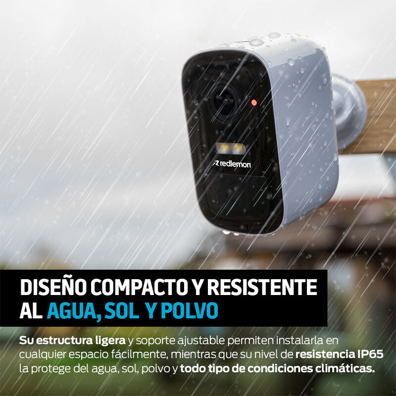 Cámara de Seguridad Exterior con Panel Solar y ... image number null