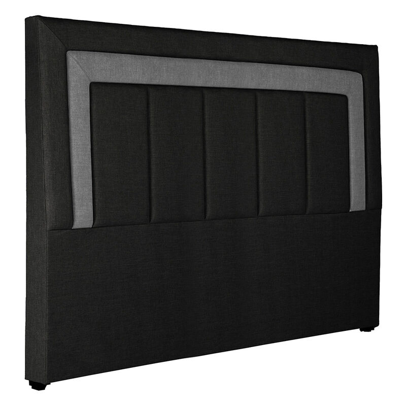 Cabecera King Size Dicasa Bora Gris Oscuro image number null