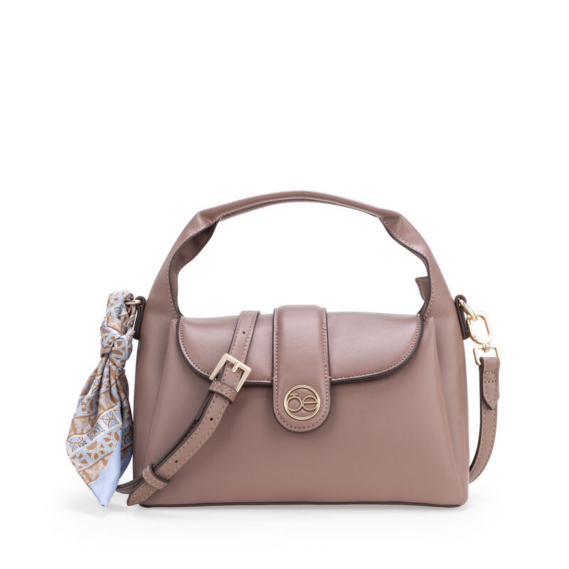Bolsa Briefcase Chica Con Mascada Color Rosa image number null
