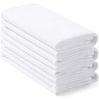 Toalla Homaxy de Algod&oacute;n 40x46 cm, Paquete de 4, Blancas