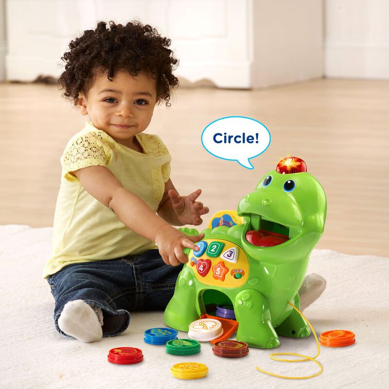 Juguete Vtech Chomp And Count Dino Green Para N... image number null