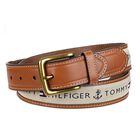 Cintur&oacute;n Tommy Hilfiger Con Incrustaciones De Cinta De Tela Caqui Para Hombre