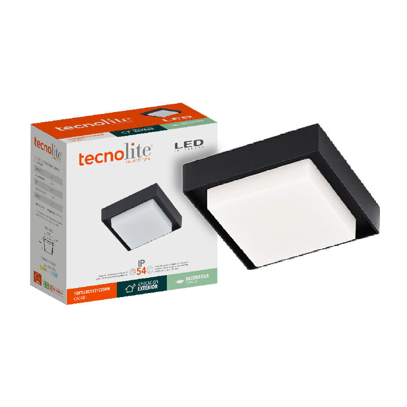 Lámpara Plafón LED de Sobreponer, 15 W, Luz Sua... image number null