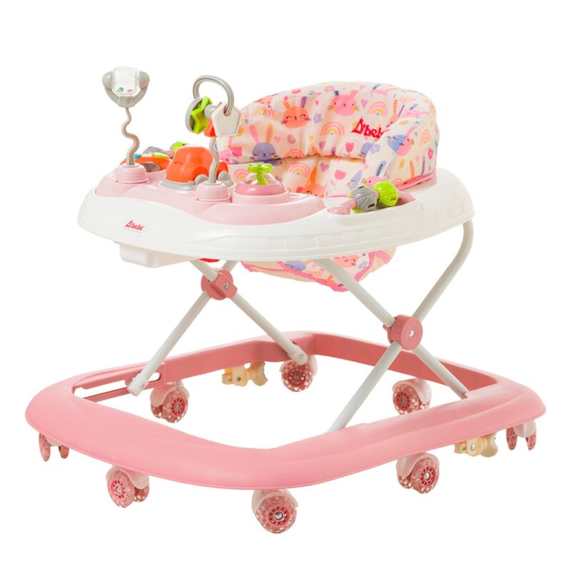 Andadera D'Beb&eacute; Metr&oacute;poli Rosa / Alturas Ajusta... image number null