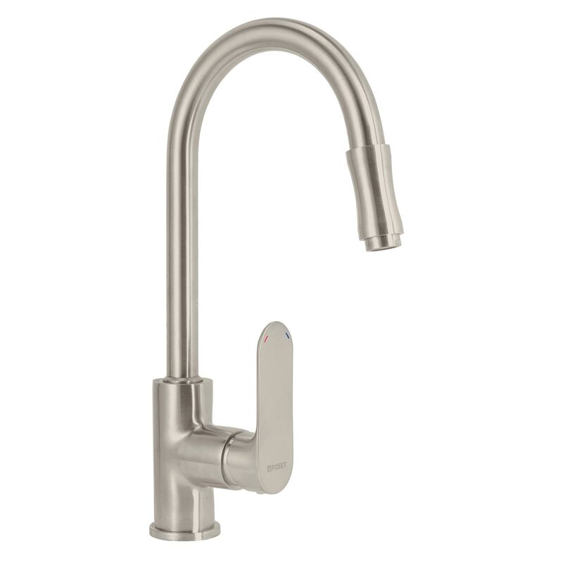 Mezcladora Sat&iacute;n Nariz Retr&aacute;ctil para Fregadero... image number null