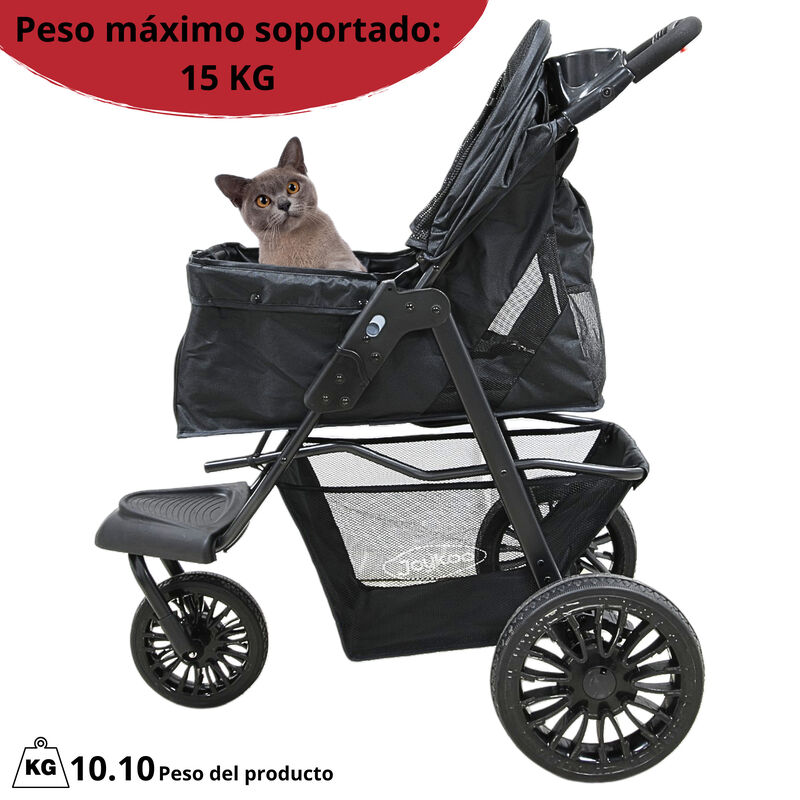 Carriola Para Mascotas 3 Ruedas Para Raza Chica... image number null