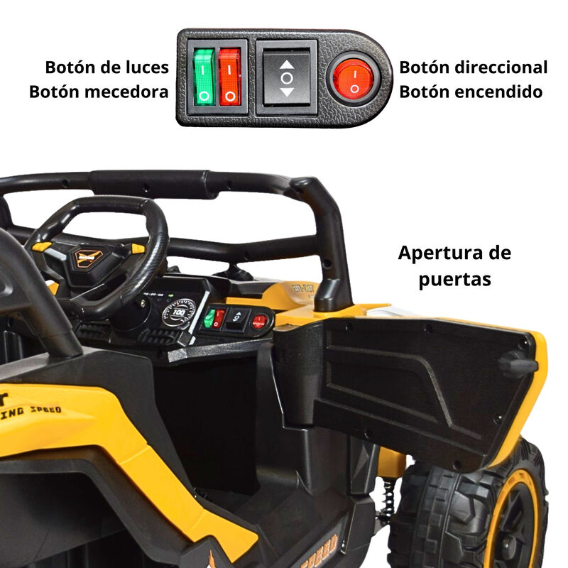 Montable Electrico Speed para Ni&ntilde;os Control Rem... image number null