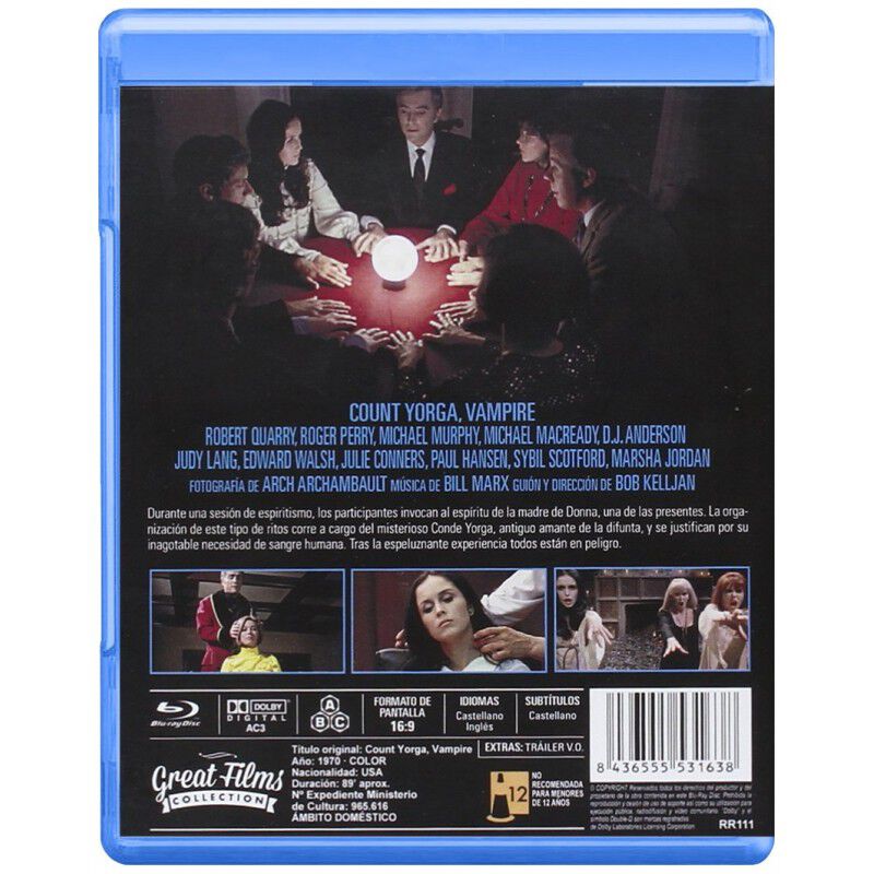 Conde Yorga, Vampiro [blu-rayr] image number null