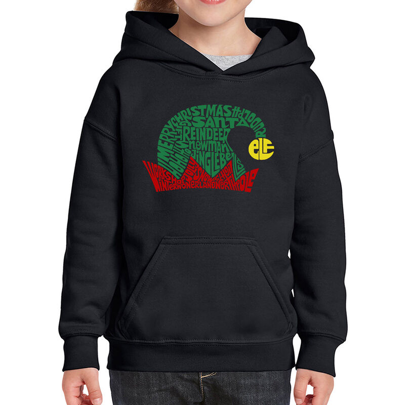 Sudadera Con Capucha Word Art Para Ni&ntilde;a - Gorro... image number null