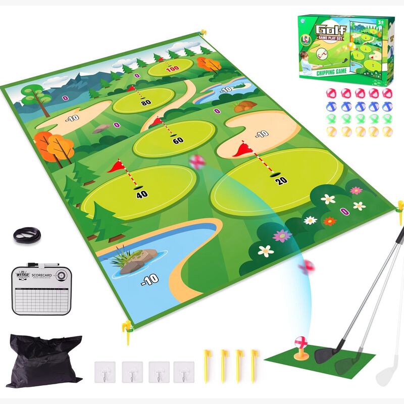 Mini Set De Golf Para Ni&ntilde;os Con Tapete 120&times;178 ... image number null