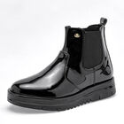 Coqueta Bot&iacute;n para ni&ntilde;a negro charol