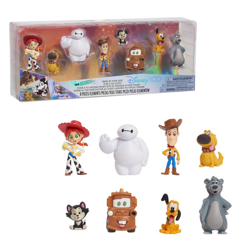 Set De Figuras Just Play Disney 100 Years Of Be... image number null