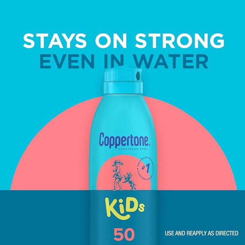 Coppertone Sunscreen Spray Spf 50 Kids, 5.5 Oz ... image number null
