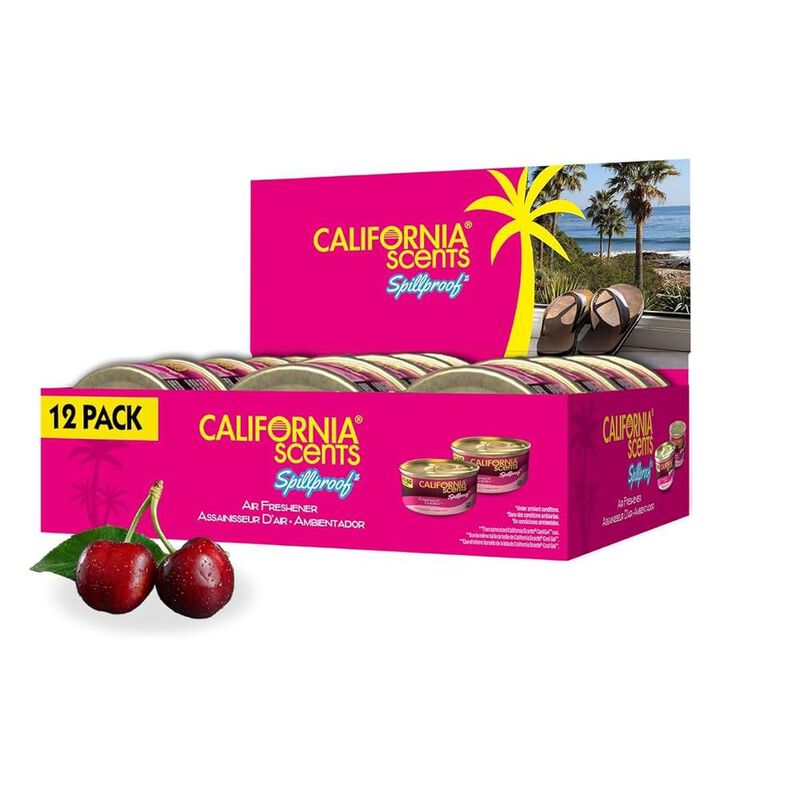 12 AROMATIZADOR COCHE CALIFORNIA SCENTS CHERRY image number null