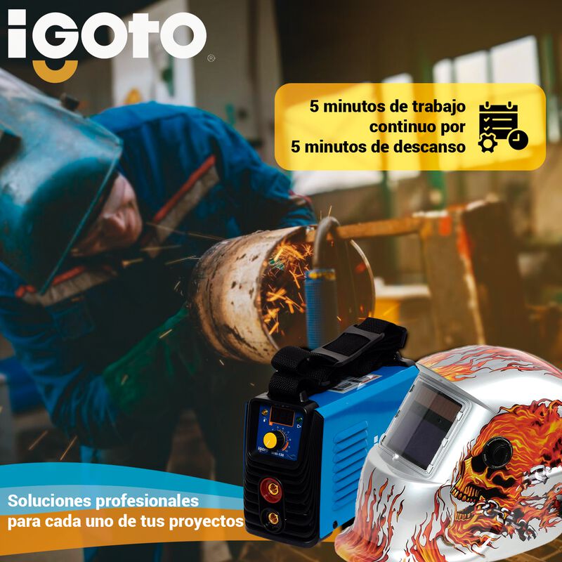 Soldadora/Inversora Microalamb 200A MINI-200 + ... image number null