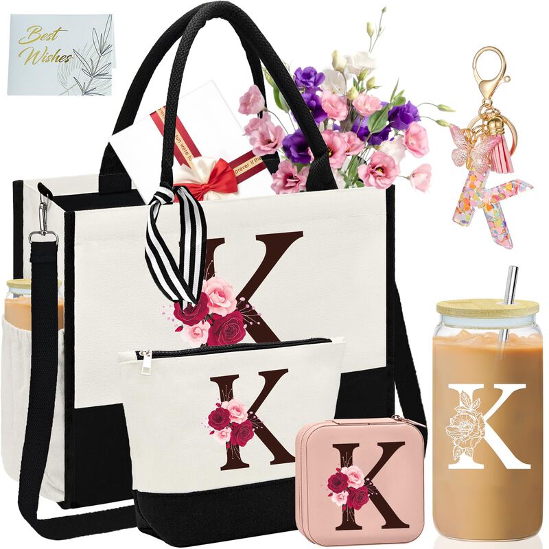 Set De Regalo Con Bolso Tote Aiheart De Lona Co... image number null