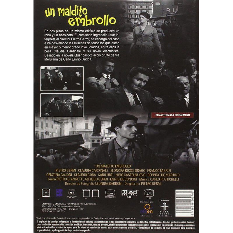 Un Maldito Embrollo [dvd] (1959) Un Maledetto I... image number null