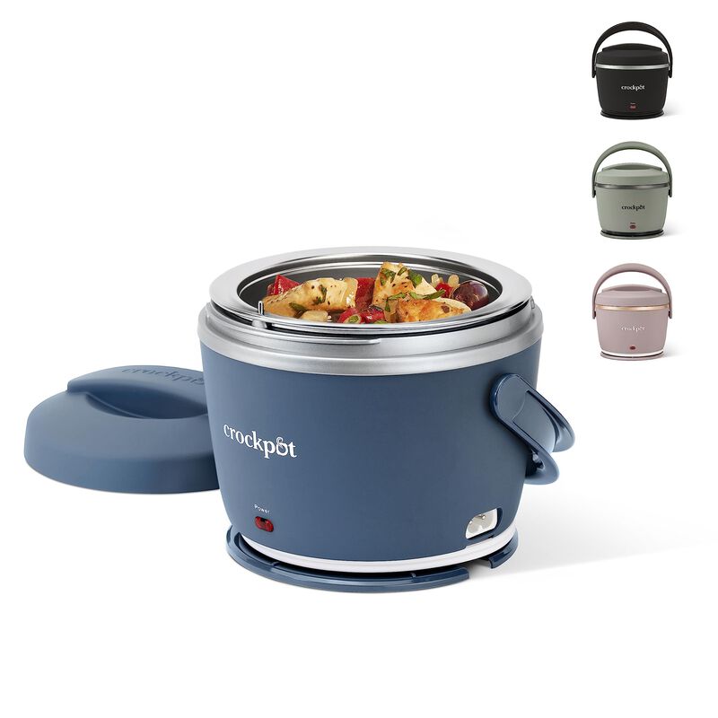 Lonchera El&eacute;ctrica Crock-pot De 600 Ml, Azul De... image number null