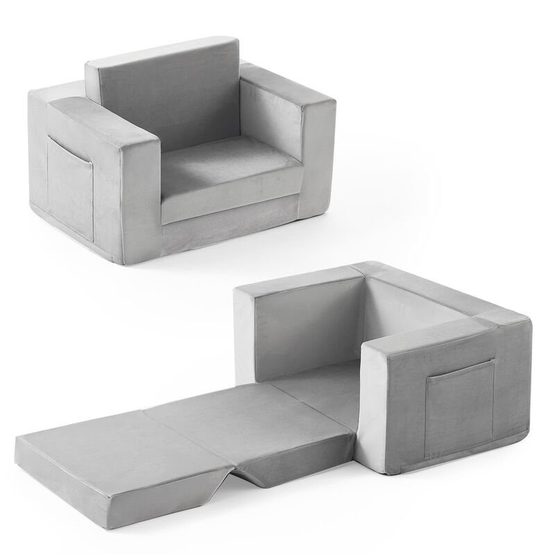 Silla Kids Couch Zorvoxz 2 En 1 Para Ni&ntilde;os Pequ... image number null