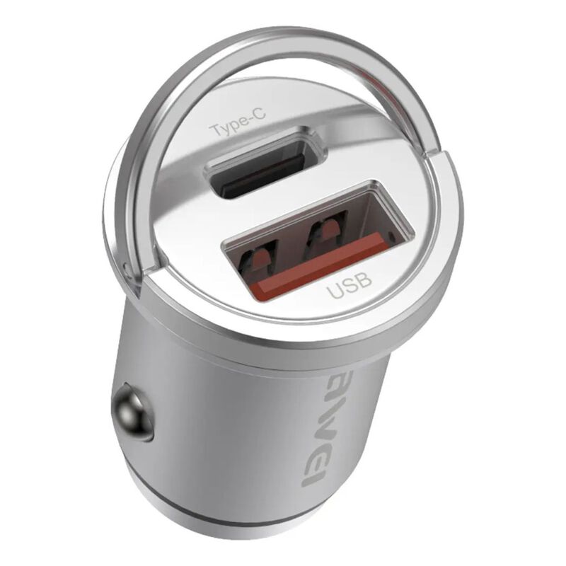 Awei C-708 Mini Cargador Inteligente (plateado) image number null