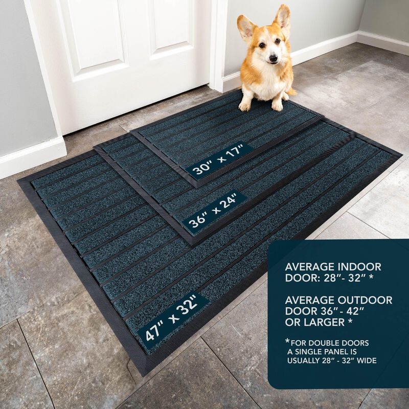 Felpaudo Ubdyo 76 cm X 43 cm Azul Brillante Ext... image number null