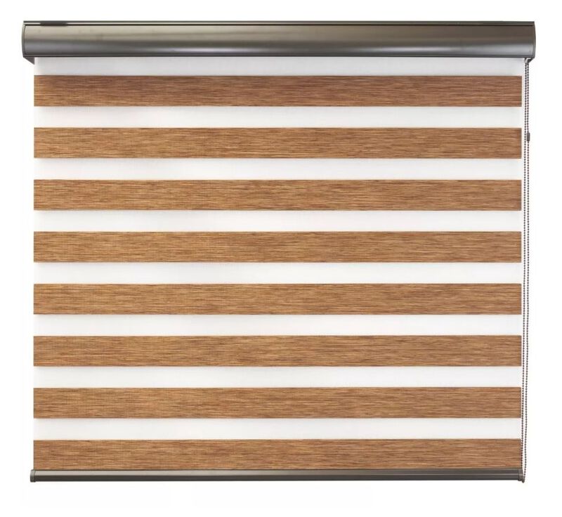 Persiana Marais Enrollable Kakhy Duo Woodline image number null