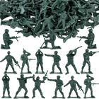 Figuras De Pl&aacute;stico Mcpinky De Toy Soldiers Para Hombre, 100 Unidades, De Color Verde