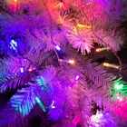 Tira Decorativa 60 Focos Luz Led Multicolor 8 Funciones Cable Transparente 3 m