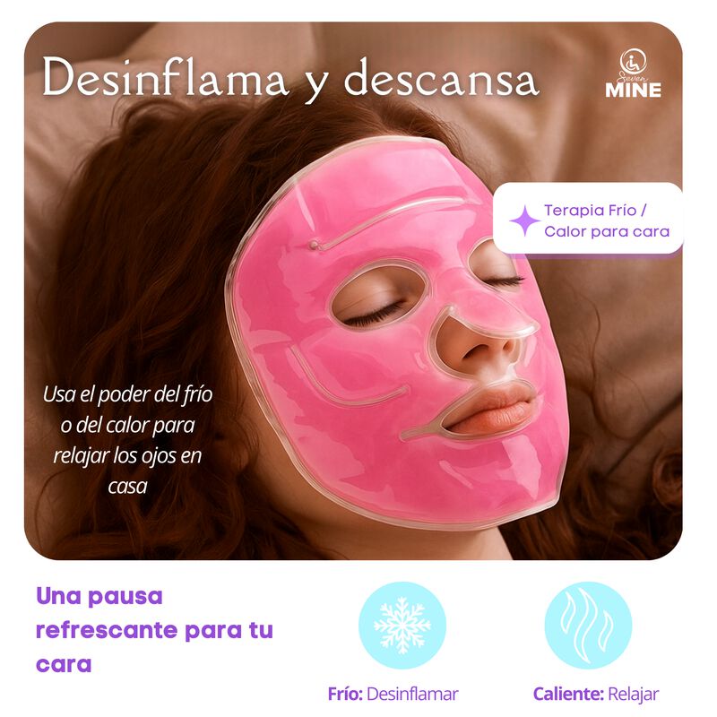 Mascarilla de Gel Fr&iacute;o y Calor para Ojos y Cara... image number null