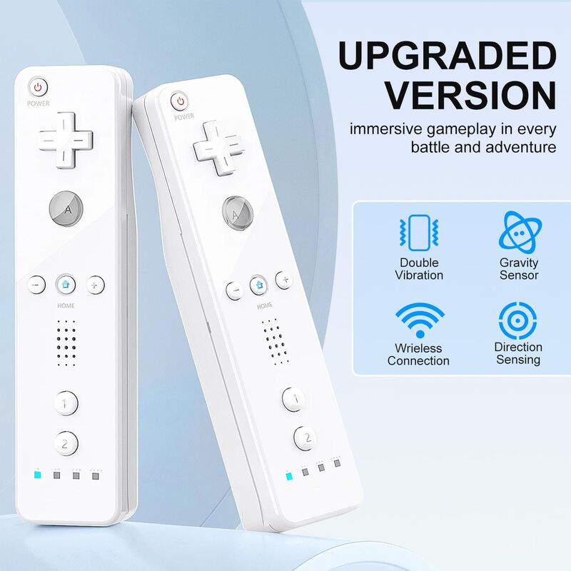 Pack de 2 Controles Remotos Wii Molicui para Ni... image number null