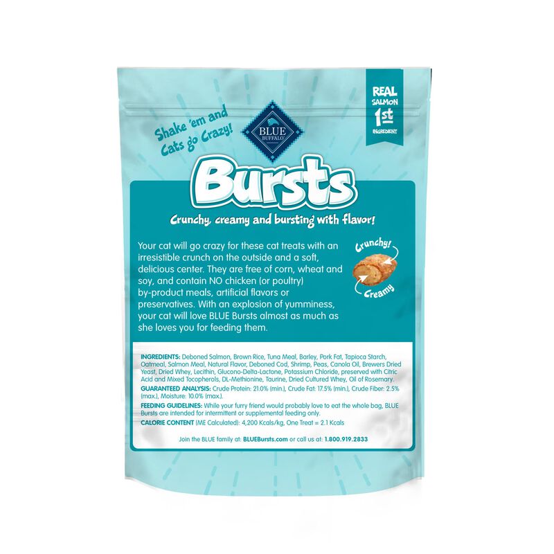 Cat Treats Blue Buffalo Bursts, Mariscos Crujie... image number null