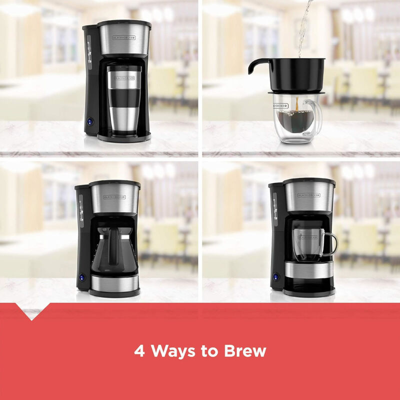 Cafetera Goteo Black+Decker con Termo 12oz Filt... image number null