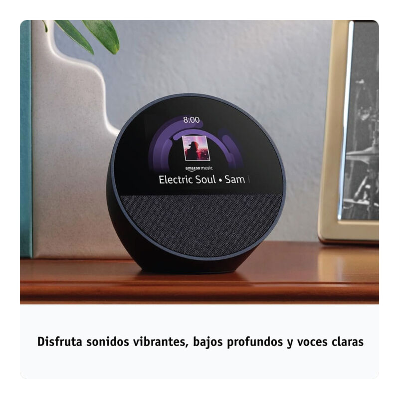 Bocina Inteligente Alexa Echo Spot despertador ... image number null