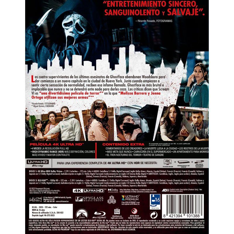 Scream VI (2023) (Edici&oacute;n Coleccionista) (O-Rin... image number null
