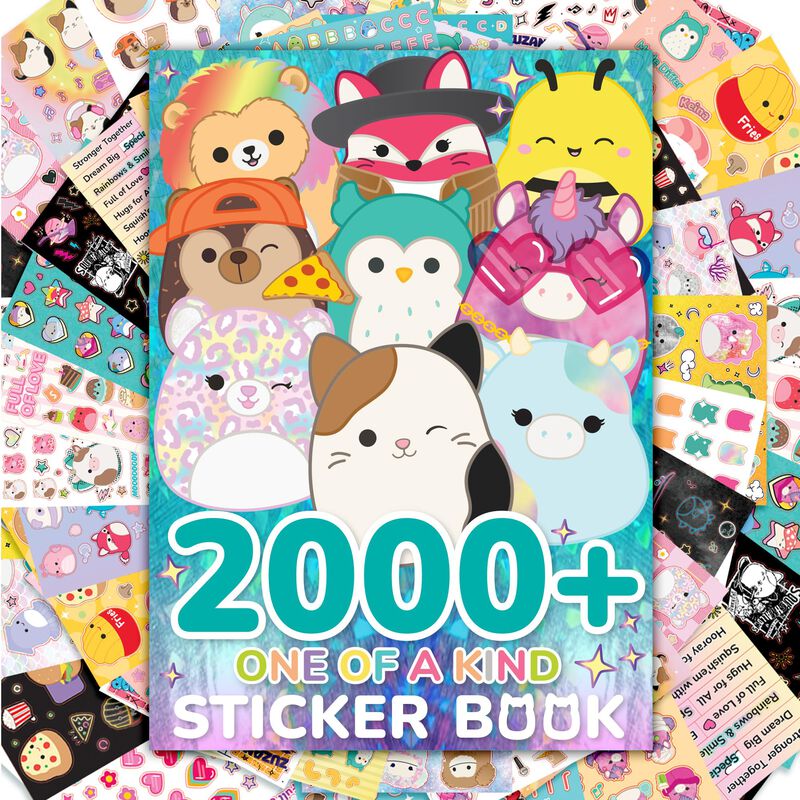 Libro De Pegatinas Horizon Group Usa Squishmall... image number null