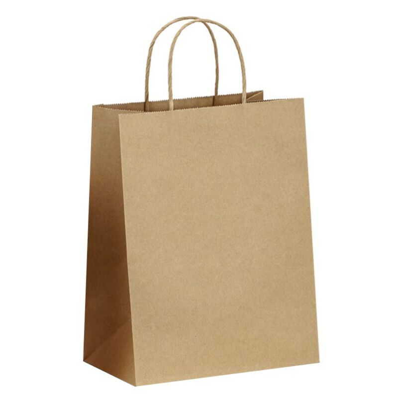 Bolsa Kraft Natural Tipo Boutique 25.5x34x13 image number null