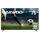 Daewoo Pantalla Smart Tv 75 Pulgadas 4k Uhd Led Frameless Roku Tv Marca