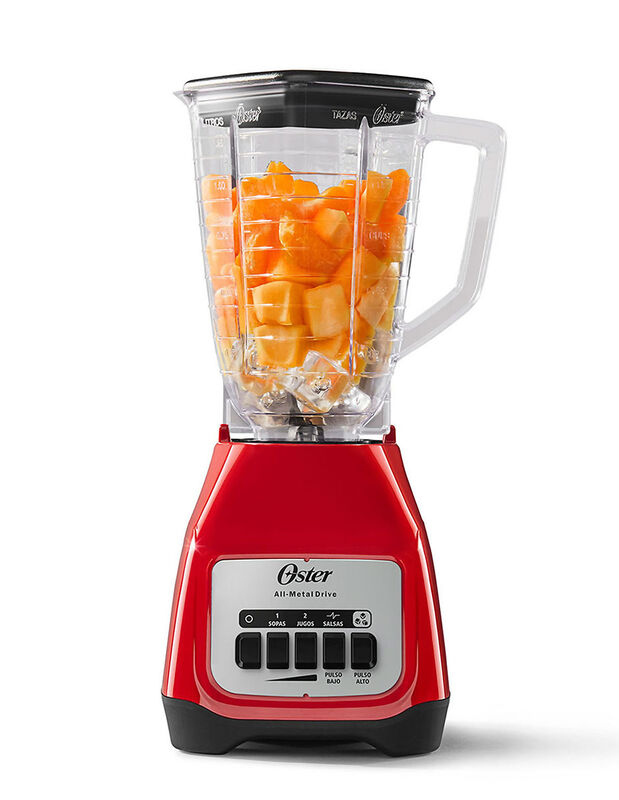 Licuadora Oster Kaliman 1.25 Litros Botones Roj... image number null