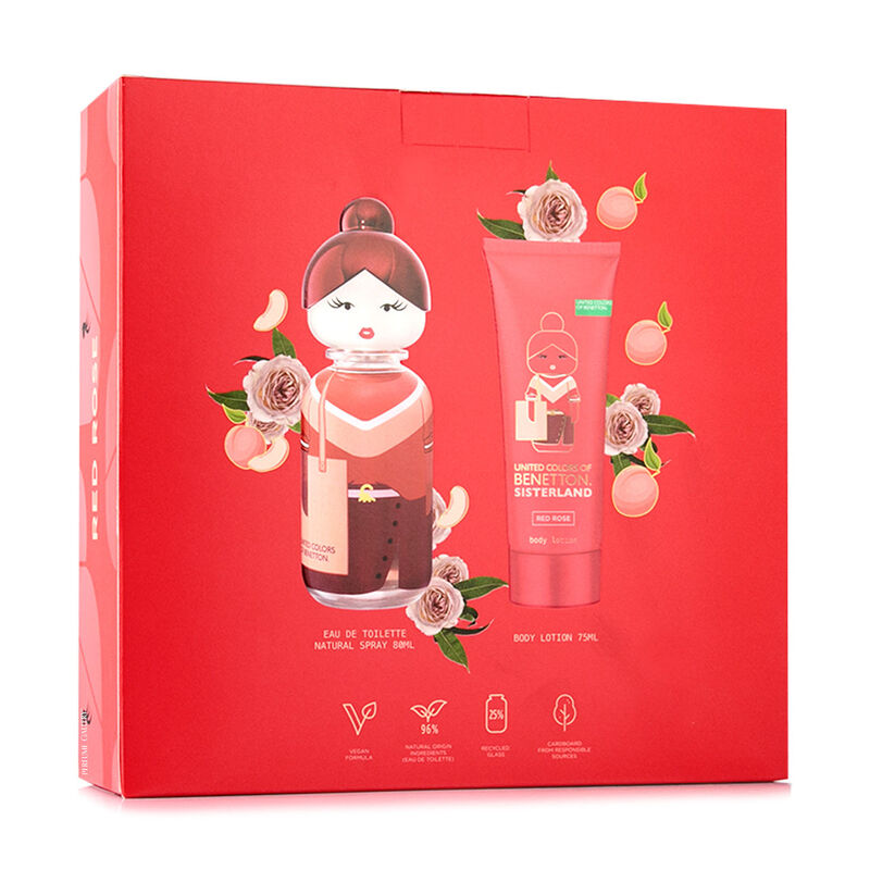 Set Para Dama BNT Sisterland Red Rose EDT 80ML ... image number null