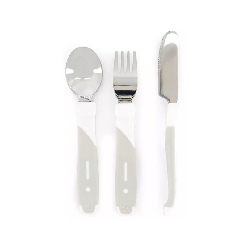 Cubiertos De Acero Twistshake Blanco image number null