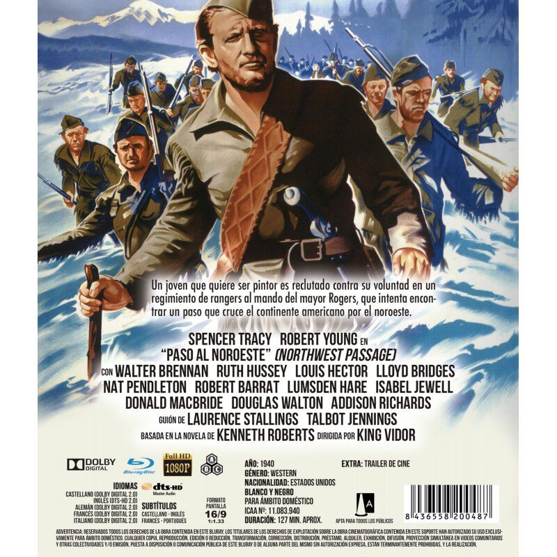 Paso Al Noroeste [blu-ray] (1940) image number null