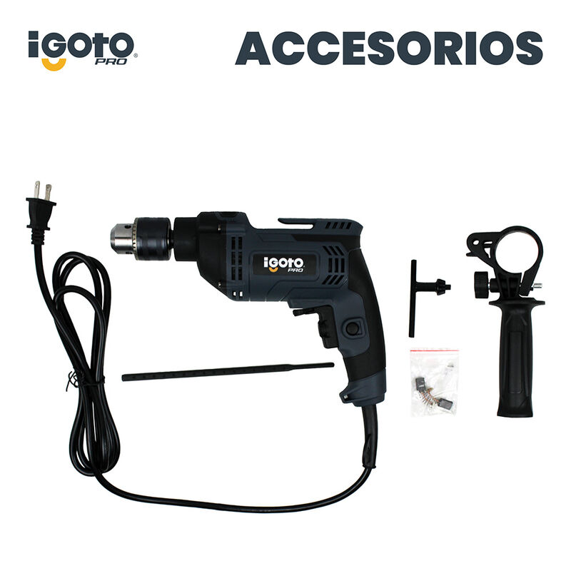 Taladro de Impacto IGOTO PRO 850W HE1002 image number null