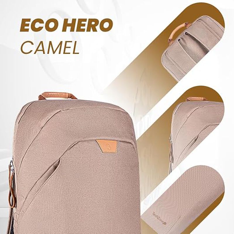 TechZone Mochila Eco Para Laptop De 15.6 Pulgad... image number null
