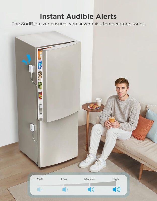 Term&oacute;metro Para Refrigerador Goveelife Wifi R1 ... image number null