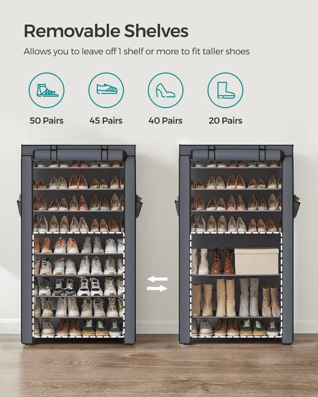 Zapatero Songmics De 9 Niveles Para 40-50 Pares... image number null