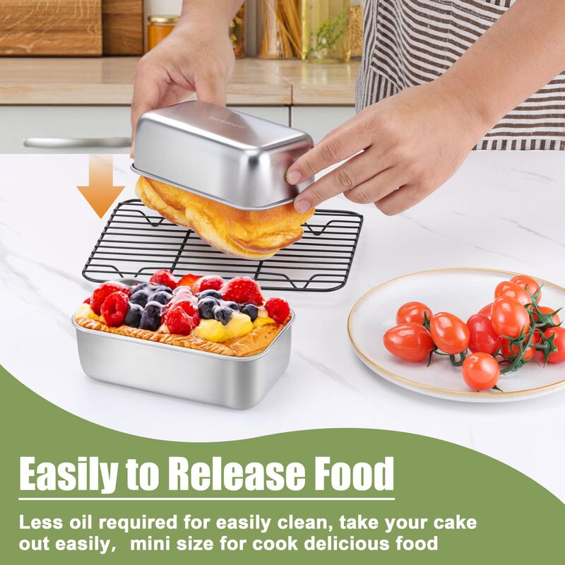 Moldes Para Pan P&P Chef 16x9 Cm, Juego De 12 P... image number null