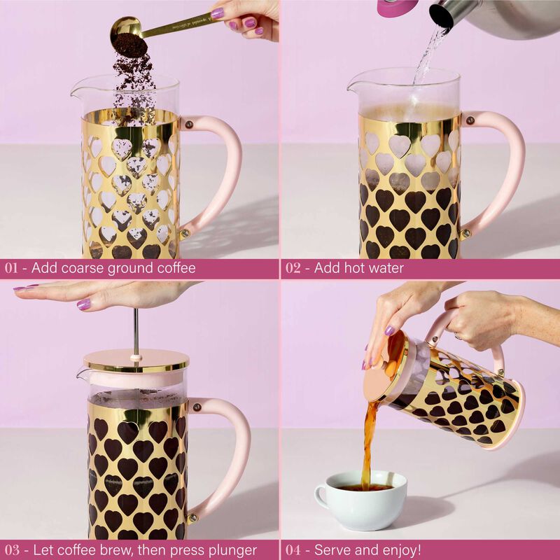 Cafetera French Press Paris Hilton De 34 Onzas ... image number null